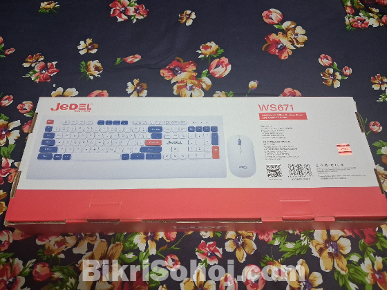 Wireless Keyboard Mouse Combo Set